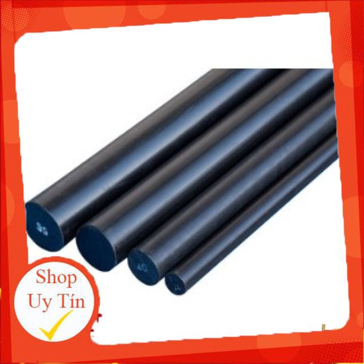 GIÁ RẺ Nhựa pom chịu mài mòn phi 15mm*500mm -Màu trắng đục