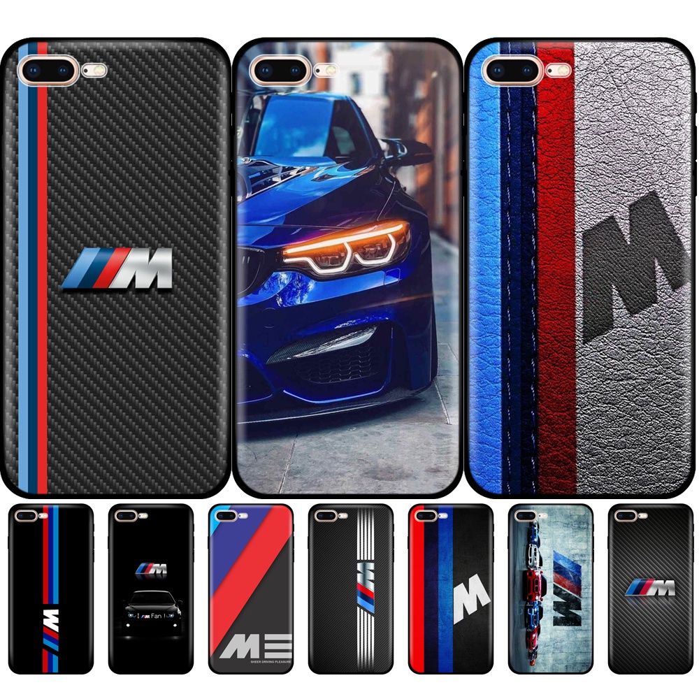 Ốp Điện Thoại Tpu Dẻo Màu Đen In Hình Xe Hơi bmw M Sọc Cho Iphone 5s 5 S SE 2020 2016 6s 6 S 7 8 Plus