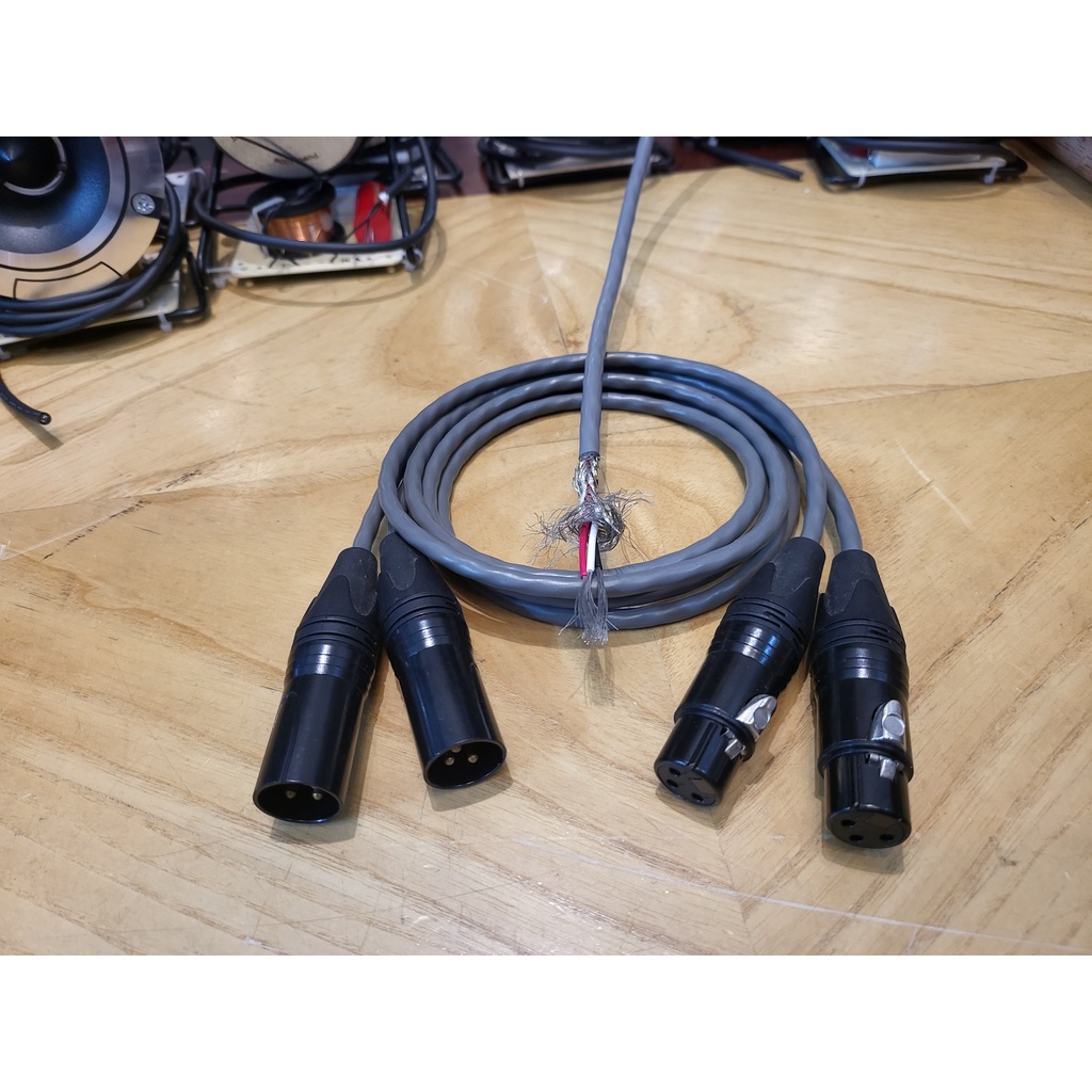 Dây Canon Đực-Cái Hitachi bản màu Ghi