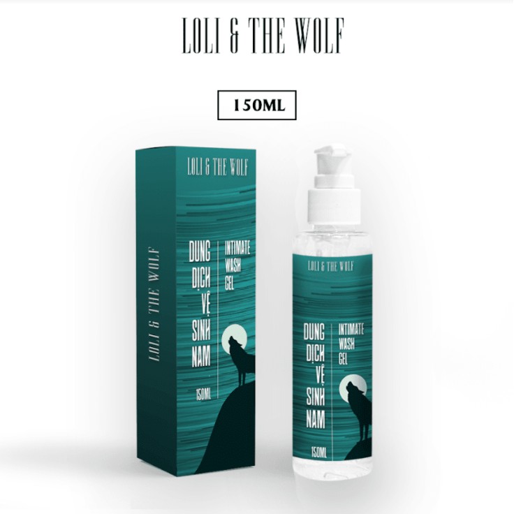 Dung dịch vệ sinh nam dạng gel 150ml - Loli &amp; The Wolf