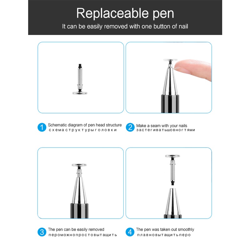 Bút Cảm Ứng Có Thể Sạc Lại Cho Máy Tính Bảng Samsung Galaxy Tab A8 10.5 Inch SM-X200 SM-X205