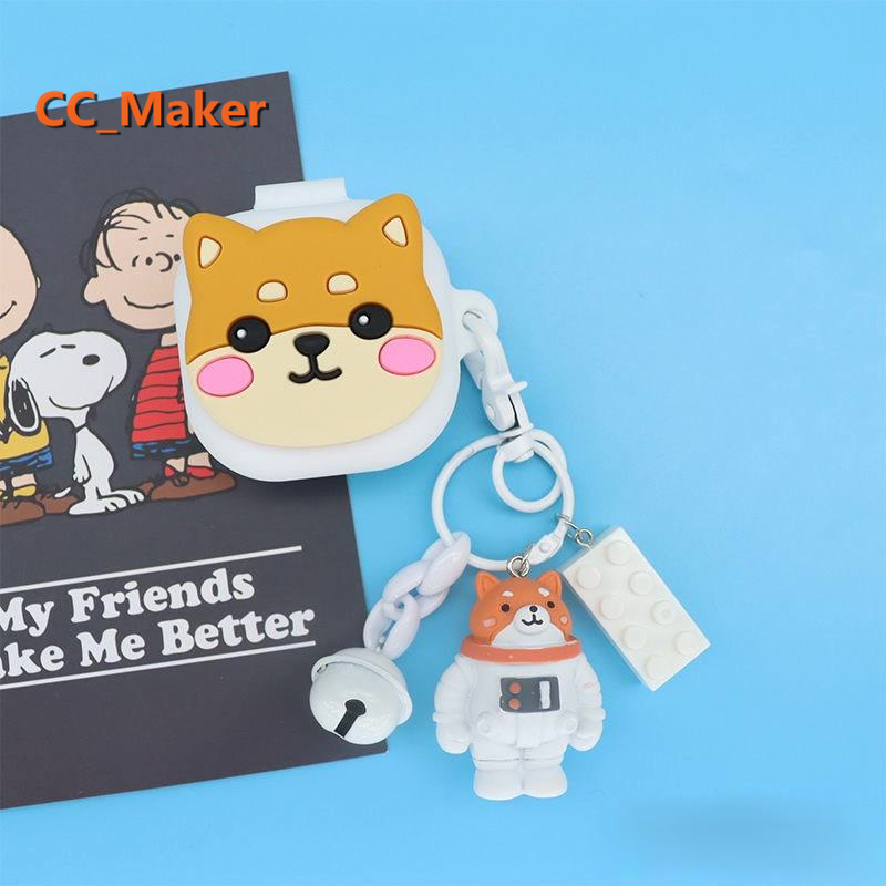 Ốp Lưng Silicon Mềm Có Móc Khóa Hình Thú Đáng Yêu Cho Samsung Galaxy Buds Pro | BigBuy360 - bigbuy360.vn