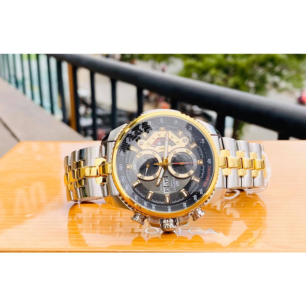 Đồng Hồ Nam Dây Thép Casio Edifice EF-558SG-1AVUDF Chính Hãng EF-558SG-1A