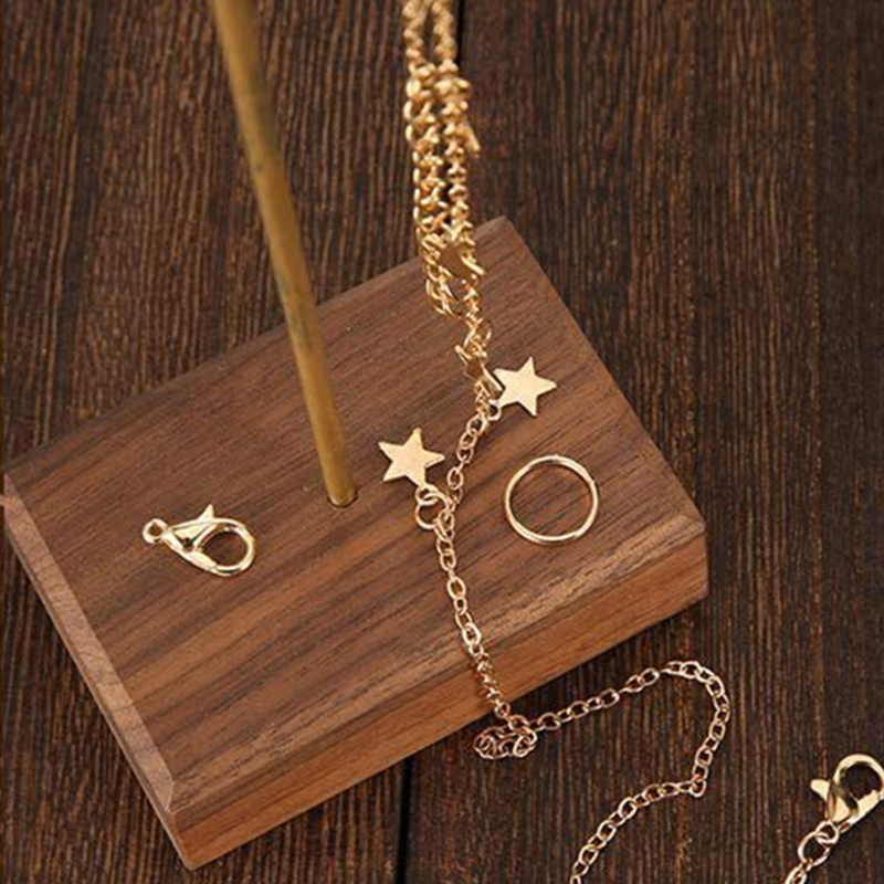 Vòng cổ 24.6Mm Kèm Nhẫn Nhảy 3mm Thời Trang Sang Trọng