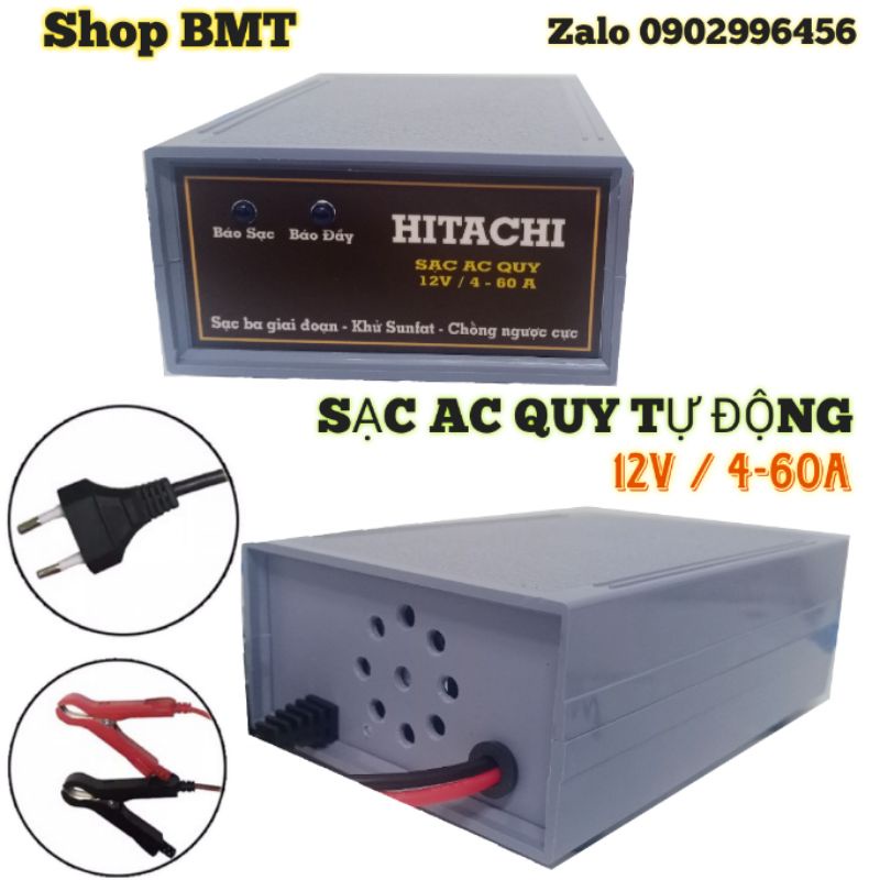 Sạc bình acquy 12v 24v tự ngắt, sạc bình acquy 12v 24v từ 3ah-200ah cho xe máy đến ô tô