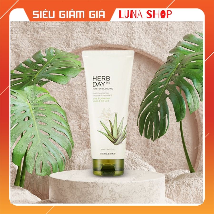Sữa Rửa Mặt Herb Day 365 Cleansing Foam The Face Shop