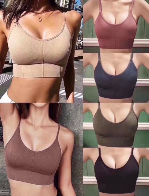 áo bra gân đệm bàn tay nâng ngực 656