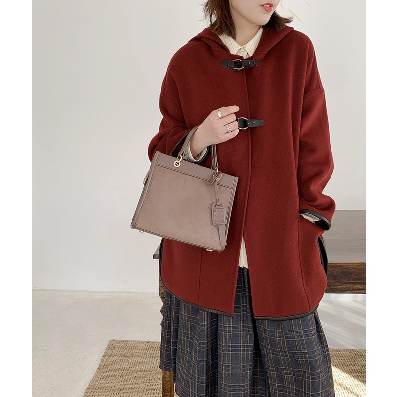 Túi xách nữ đeo chéo đeo vai Micocah dáng công sở thời trang phối màu Vintage da cao cấp cực đẹp MSP: 603 ClidStore