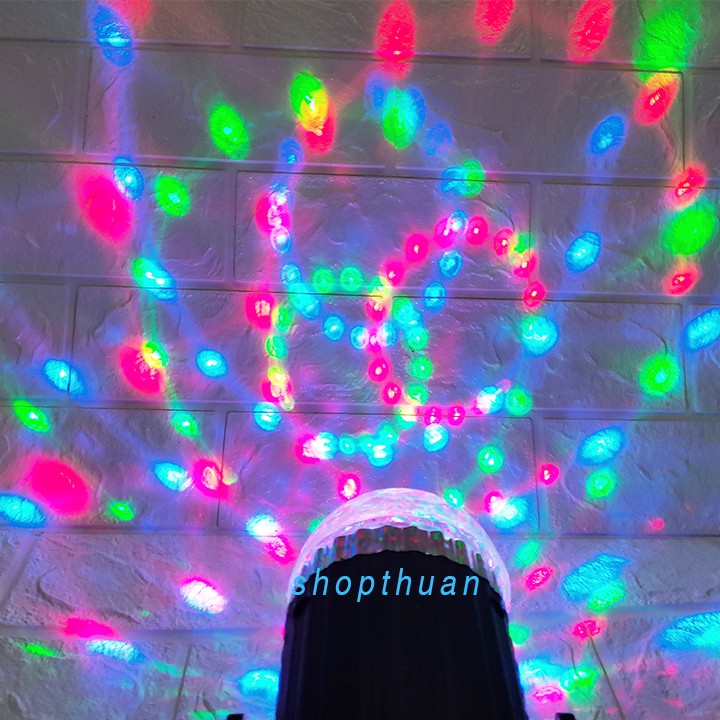 Đèn LED Xoay 7 Màu Thân Dài - Dành Cho Phòng Karaoke, Giải Trí Gia Đình