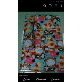 Bộ gối nệm cotton cho bé