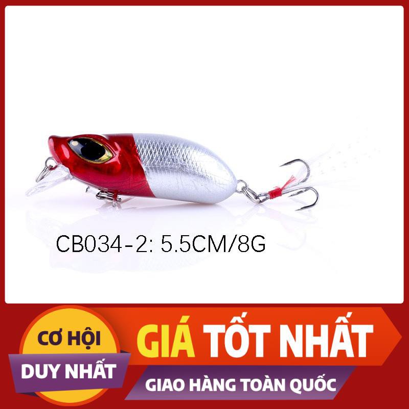 [ Xả Nhanh] Mồi Mininow Lure Mắt 3D dài 5,5cm nặng 8gam