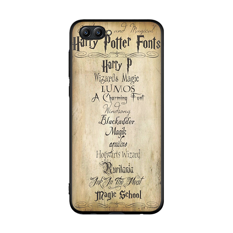 Ốp Lưng Silicone Mềm In Hình Harry Potter Cho Huawei Nova 2i 2 Lite 3 3i 4 4e 5 5i 5t 7 Se