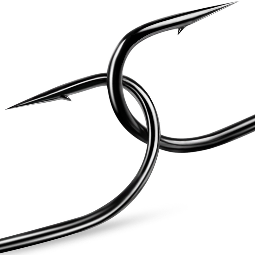 Bộ 50 lưỡi câu cá bằng thép cacbon