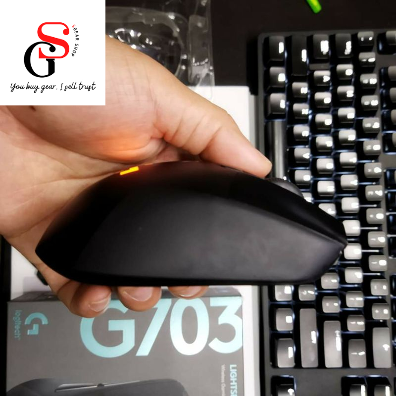 Chuột Gaming Logitech G703 LIGHTSPEED -CHÍNH HÃNG_Nhận APP Logitech Ghub_Likenew 96%
