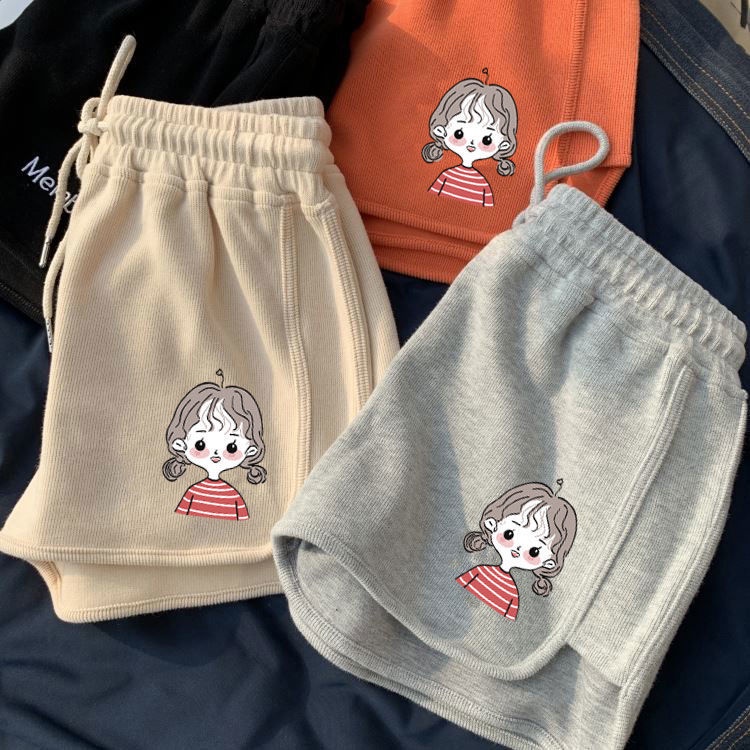 Quần short thời trang thể thao dành cho bé gái Vải cotton tinh khiết Dễ dàng kết hợp Quần thời trang mùa hè