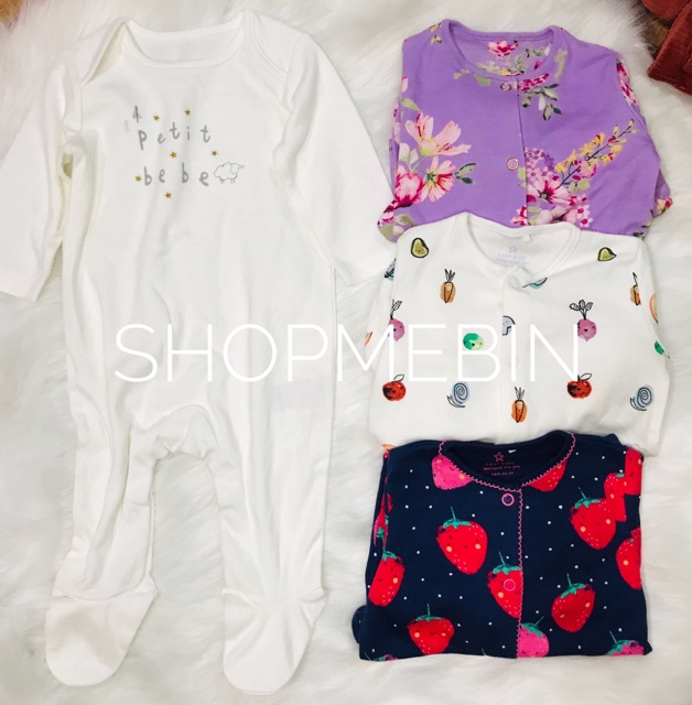 Sleep suit NEXT bé trai - bé gái 1-24m