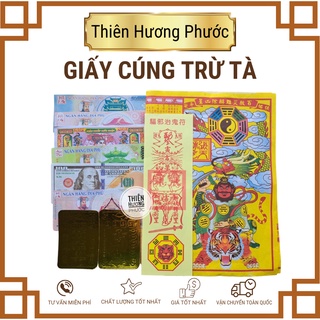 Giấy cúng cầu may mắn có linh phù
