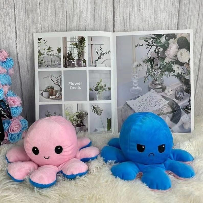 2021 Bạch Tuộc octopus Quà tặng ngày lễ tình nhân, bạch tuộc dễ thương, quà sinh nhật bạch tuộc lật dễ thương Cảm Xúc Bông Cao Cấp [Mã TOYJAN hoàn 20K xu đơn 50K] Gấu Bông gối ôm Sâu Lavar ( đỏ và vàng ) dễ thương giá siêu hấp dẫn My living