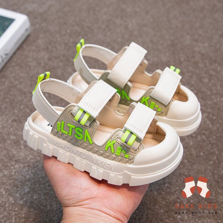Sandal cho bé - Dép quai hậu nhiều màu cực chất có chống vấp phối quai dán phong cách Hàn Quốc mới nhất M07