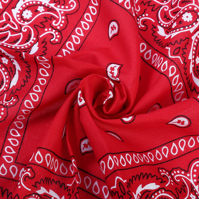 Khăn turban, Khăn vuông bandana quàng cổ cotton cho nam và nữ, khăn turban hiphop kích thước 55x55cm