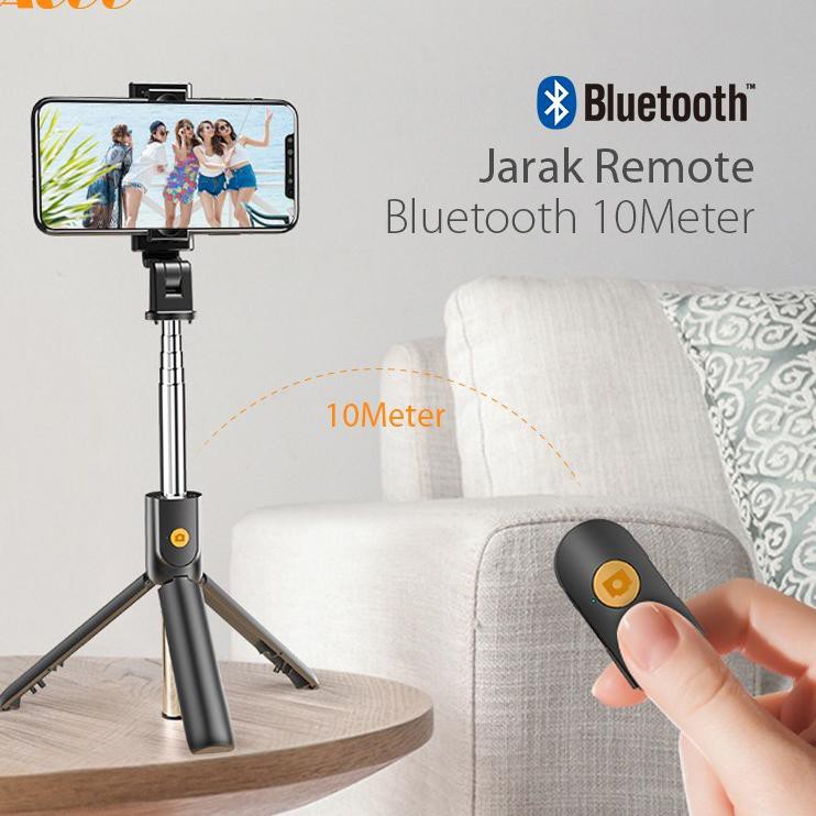 Áo Thun Tay Ngắn Cổ Tròn In Hình Thời Trang Cho Nữ Gậy Chụp Ảnh Tacoo Bluetooth Có Thể Tháo Rời | BigBuy360 - bigbuy360.vn