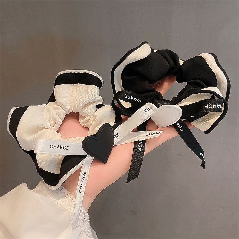 Dây buộc tóc thắt nơ màu sắc xinh xắn thời trang cho nữ