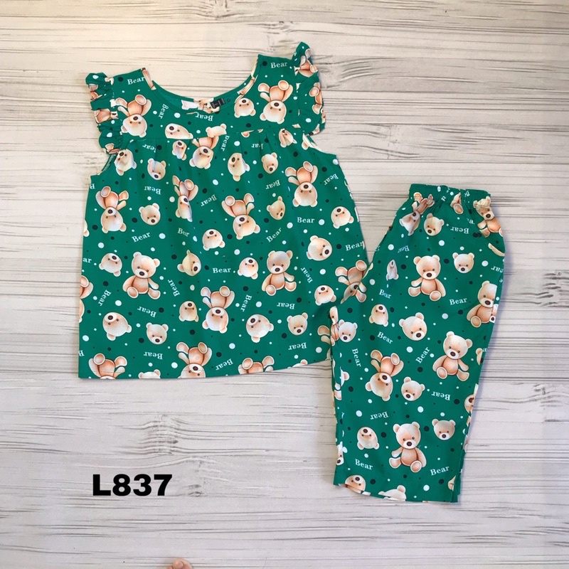 [BIGSIZE] Đồ Bộ Tole lanh Mặc Nhà Quần Lửng Cánh Tiên VNXK