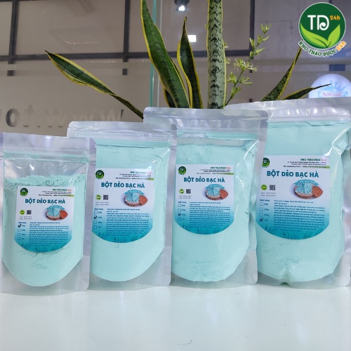 Bột mặt nạ dẻo Collagen Bạc Hà nguyên chất chuyên dùng trong Spa giúp giảm mụn sáng da – 100g/250g