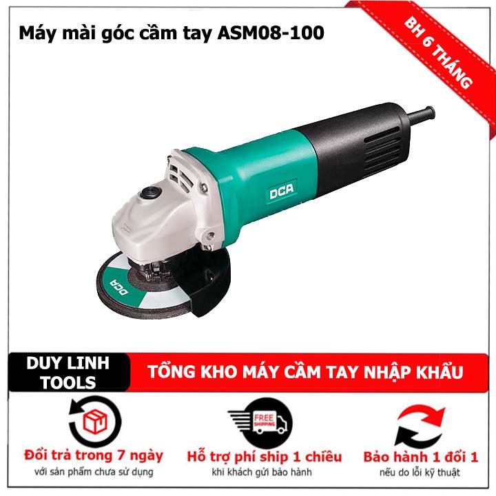 Máy mài góc cầm tay Thương hiệu DCA  ASM08-100