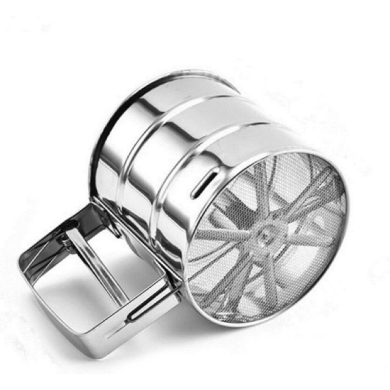 [HÀNG MỚI VỀ ]Cốc Rây Bột Bằng Thép Không Gỉ Tiện Dụng Cho Nhà Bếp