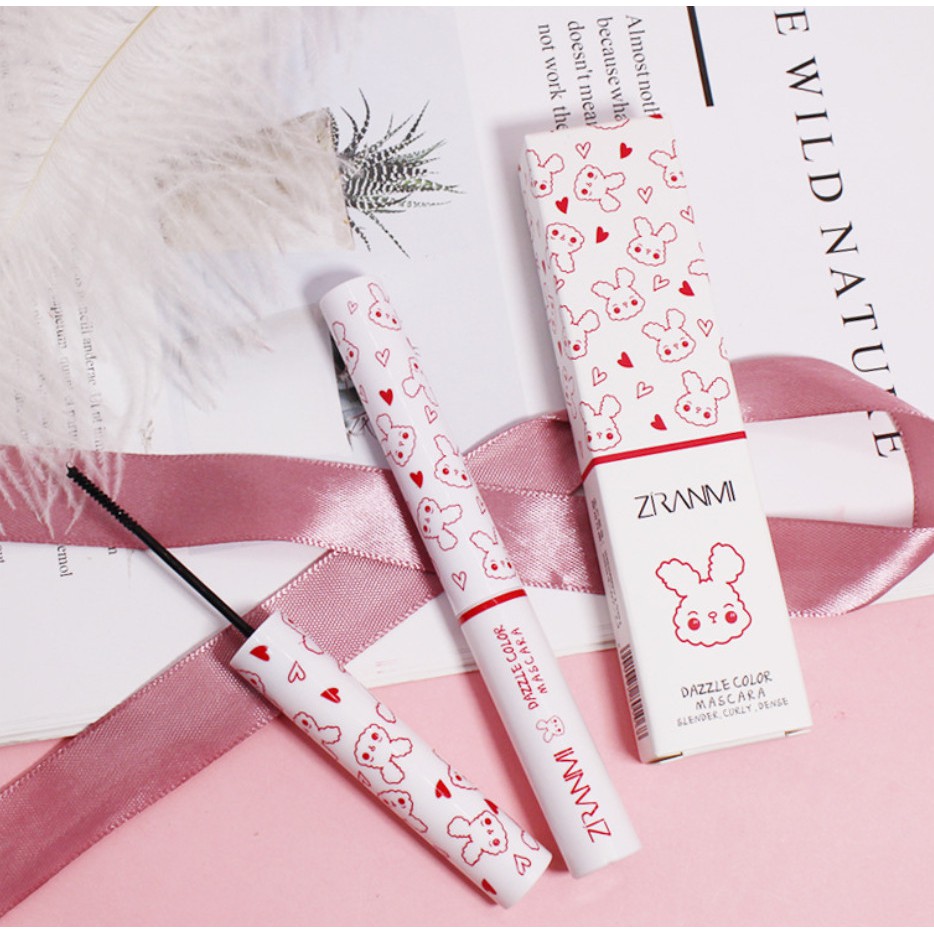 Mascara Siêu Vi ZIRANMI Thỏ Hồng Bunny Chính Hãng Nội Địa