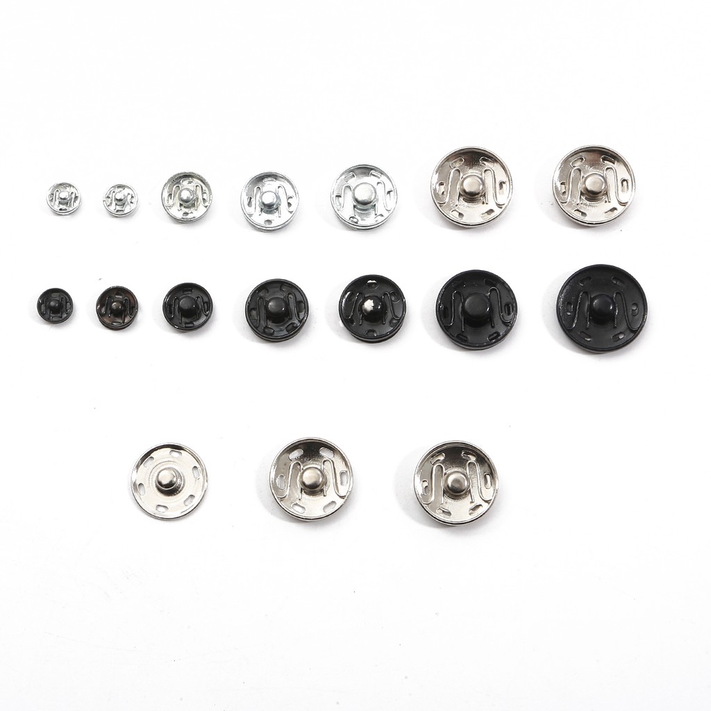 Phụ Kiện Nút Quần Áo Bằng Kim Loại 8/ 12/ 1 / 18/ 20mm