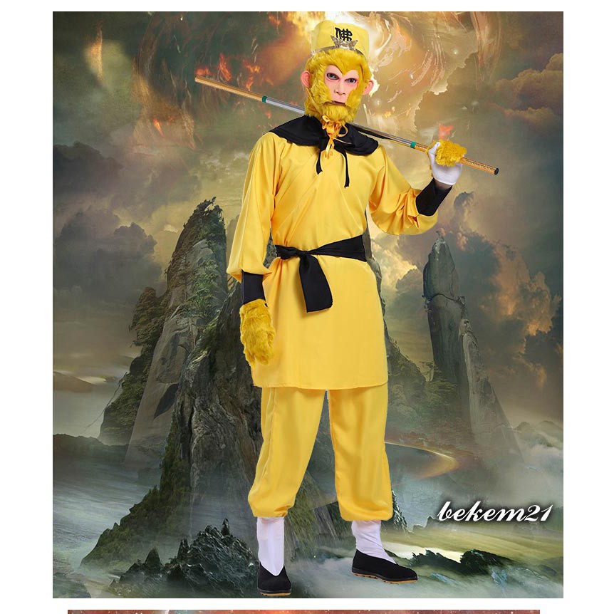 SET TRANG PHỤC TÔN NGỘ KHÔNG -SET QUẦN ÁO TÔN NGỘ KHÔNG
