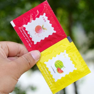 khăn lau trái cây dùng 1 lần - Gói khăn lau chùi tiện dụng