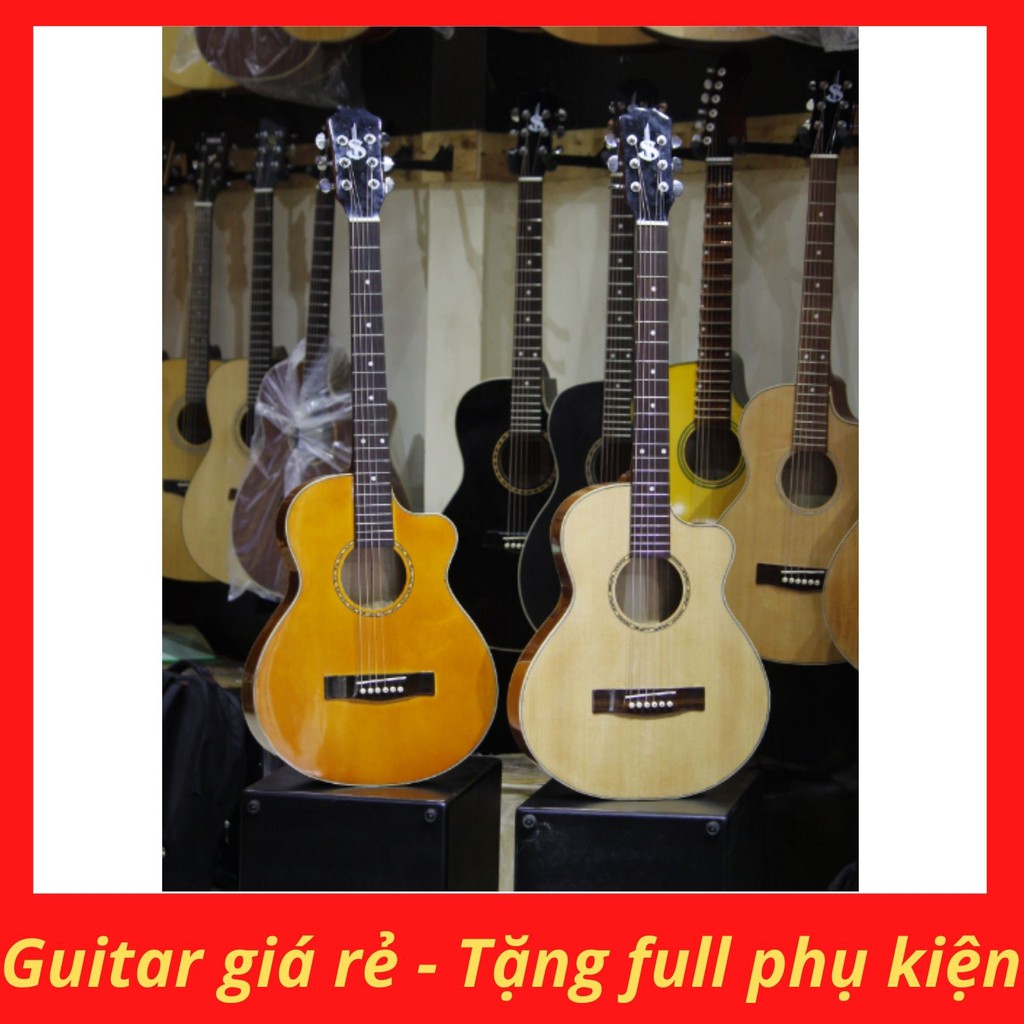 Guitar accoustic mini 3/4 giành cho học sinh , sinh viên