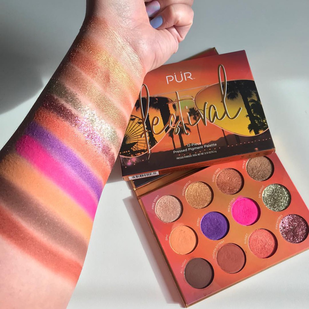 Bảng Phấn Mắt PUR Festival Pressed Pigment Palette fullbox