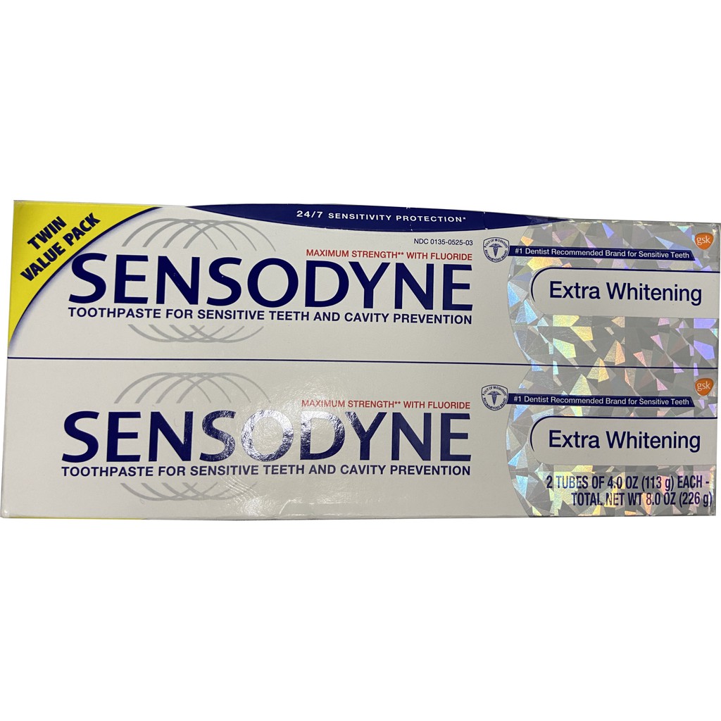 KEM ĐÁNH RĂNG SENSODYNE Extra Whitening HÀNG MỸ