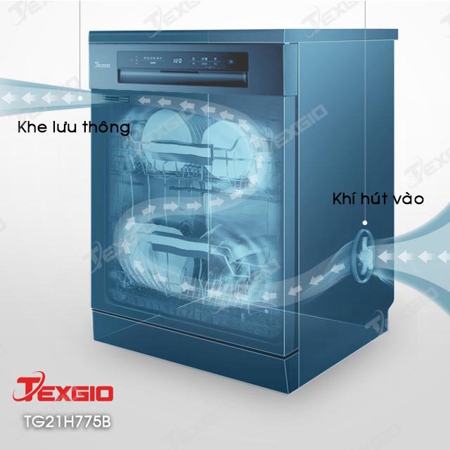 Máy rửa bát Texgio 13 Bộ TG21H775B