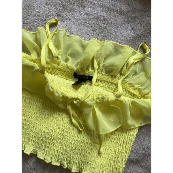 Áo dây F21 Smocked Top VNXK