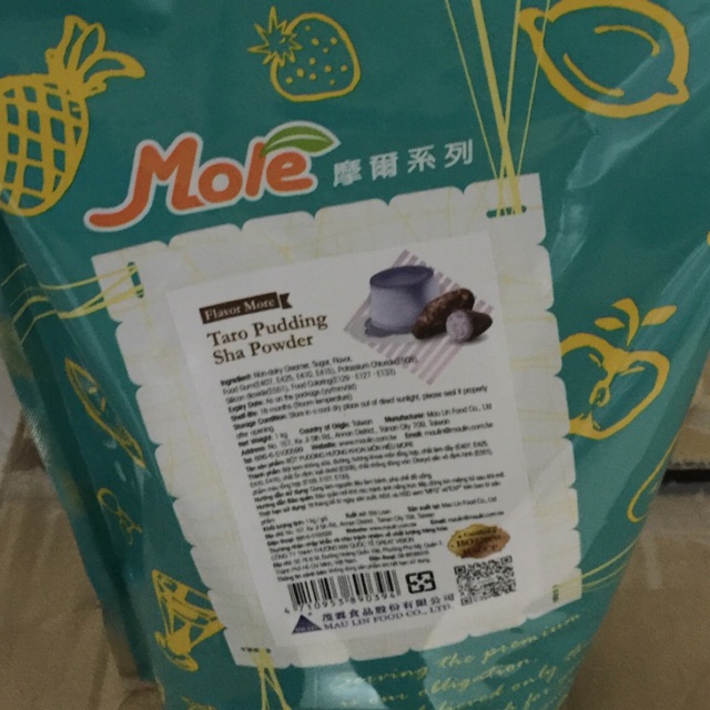 Bột pudding mole trứng - socola - khoai môn