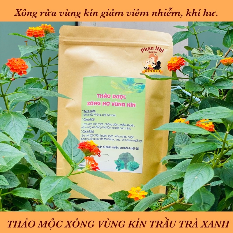 Thảo mộc trầu trà xanh xông rửa vk - dạng túi lọc