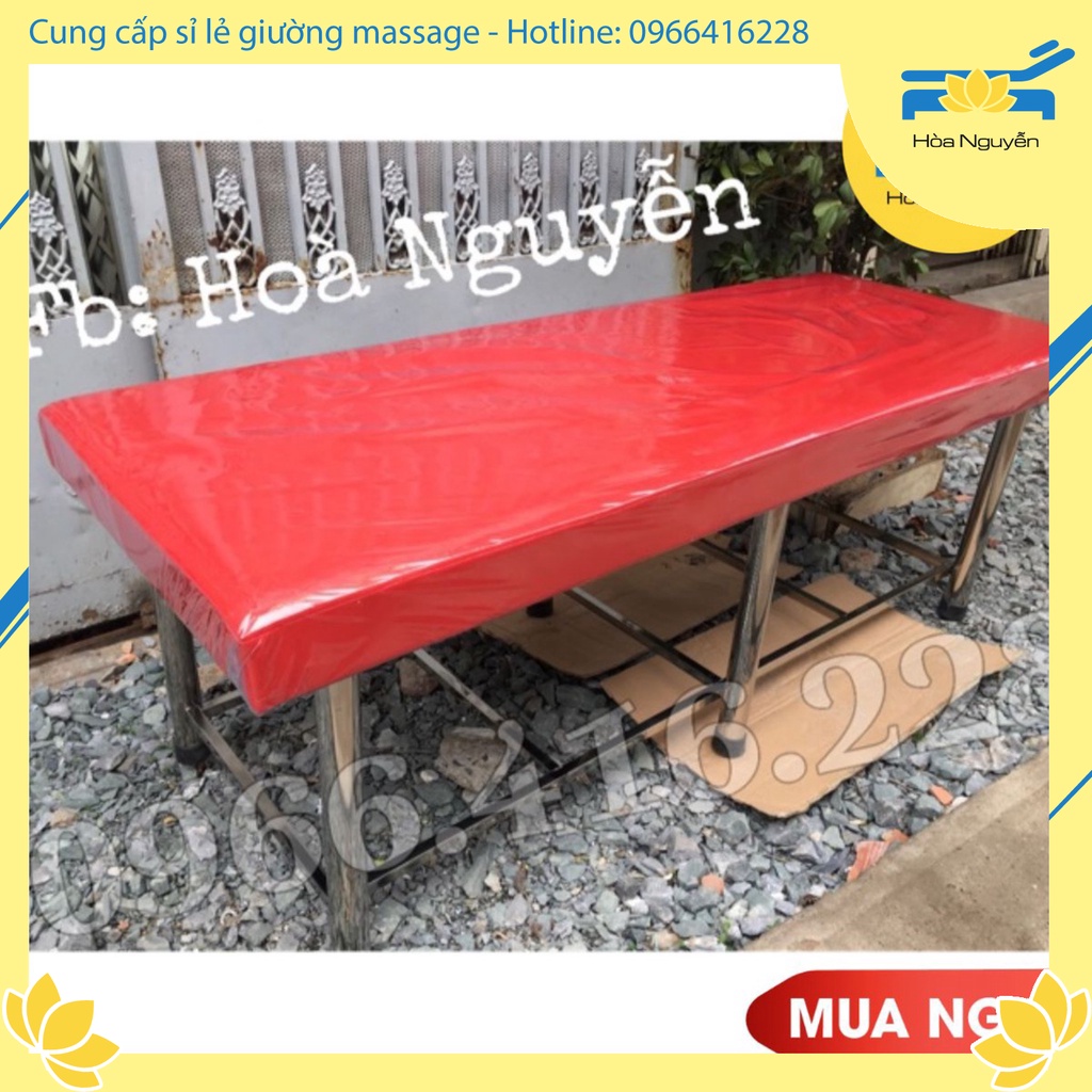 GIƯỜNG SPA INOX CHÂN TO ỐNG PHI 50 - CÓ SẴN