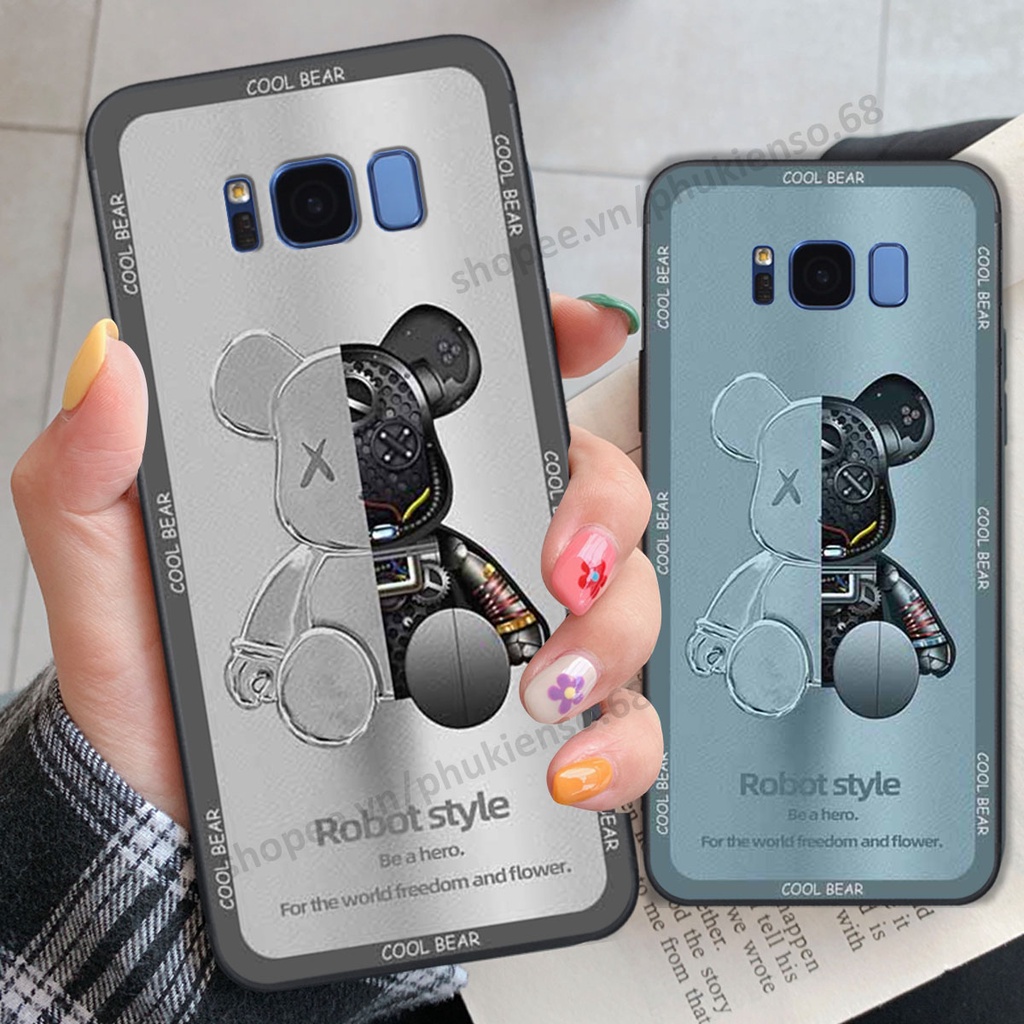 Ốp lưng điện thoại Samsung S8 / S8 Plus / S8+ in hình gấu bear, kaws, doremon thời trang, ốp lưng cao cấp chất lượng