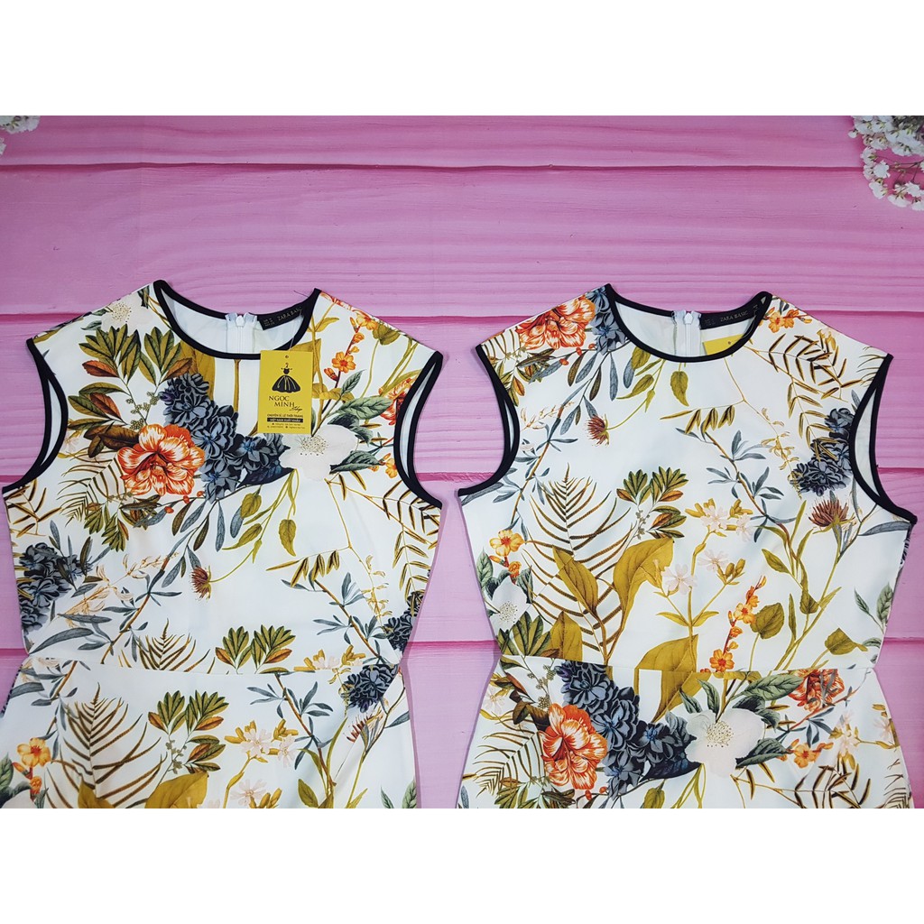 Váy hoa Zara dư xịn