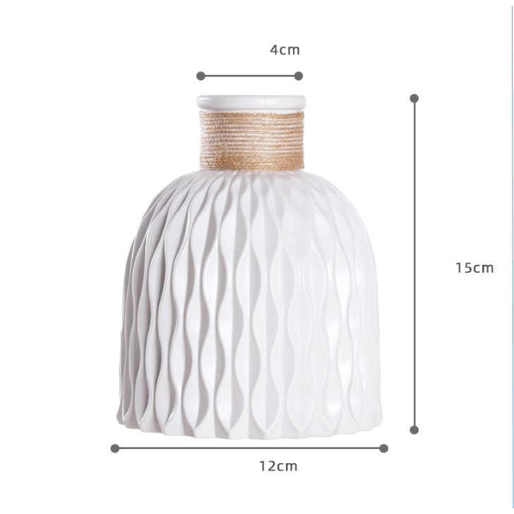 Bình cắm hoa giả bằng nhựa giả gốm sứ Decor siêu đẹp