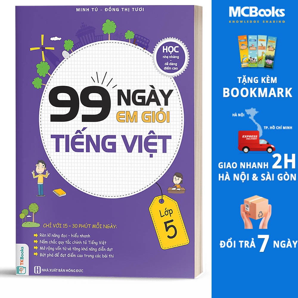 Sách - 99 ngày em giỏi Tiếng Việt lớp 5