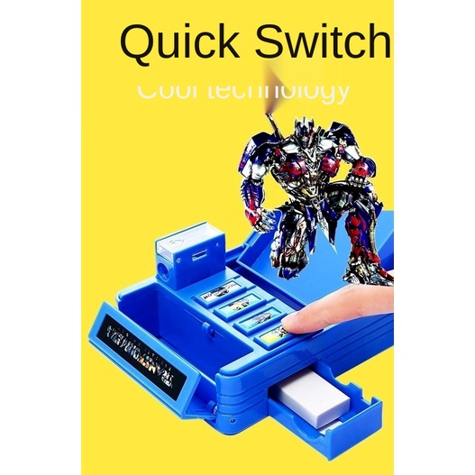 Hộp đựng bút đa năng chủ đề transformers độc đáo cho bé trai