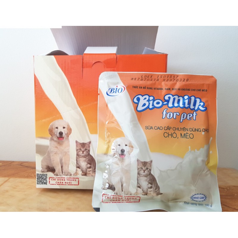 Sữa dinh dưỡng cho chó mèo nhỏ - sữa Bio milk