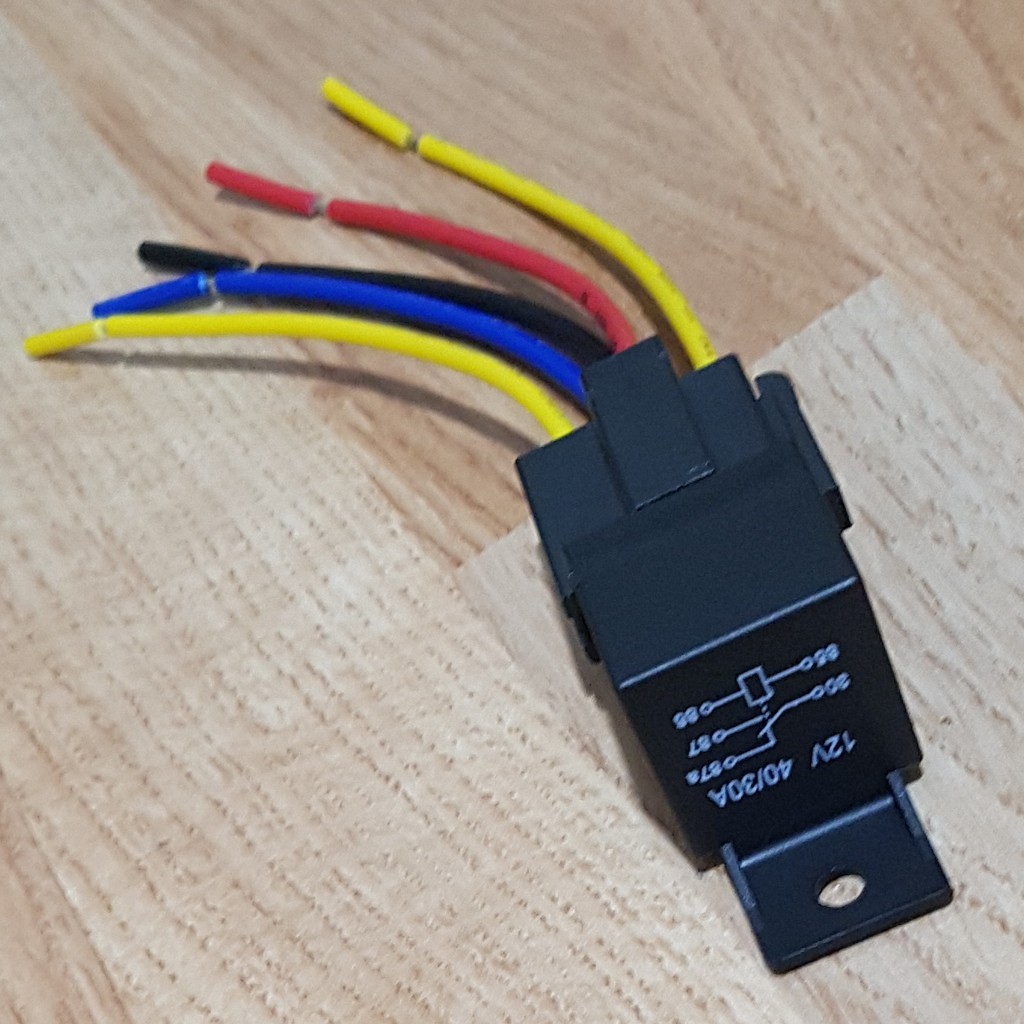 Loại 1 Rơle Relay role đóng cắt trung gian 5 chân 12V-40A chính hãng ADIU hàng tốt chất lượng cao hàng đầu