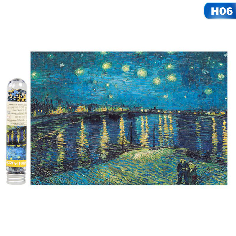 Bộ Đồ Chơi Xếp Hình Tranh Sơn Dầu Van Gogh Cho Người Lớn Và Trẻ Em